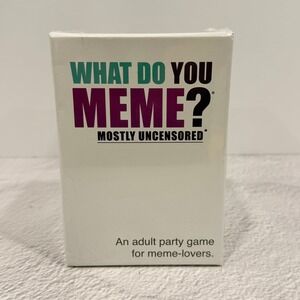 What Do You‎ Meme Mostly Uncensored Adult Party Card Game WDYM108 New Sealed